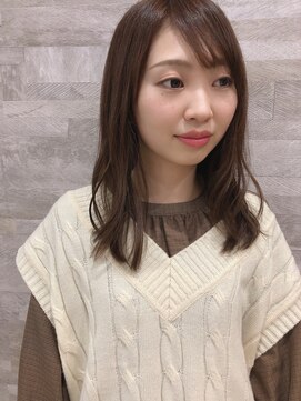 ラグシーセカンド(RAGCIE 2nd) 【Rio】ナチュラルセミロング×ベージュ