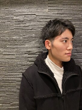 ヒロギンザ 恵比寿店(HIRO GINZA) ツーブロックビジネスショートフェードパーマコンマヘア