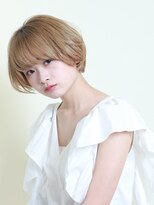 ゴーズゴードットビー 吉祥寺(go s go .b)&nbsp;ホワイトアッシュメルティカラーショートパーマ[吉祥寺]