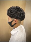 メンズショートパーマ/メンズ/理容室/銀座/学割U24/