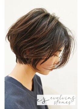 イーズ(e's) 【中目黒e's】ショートカットが得意◎大人前下がりショートボブ