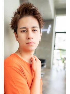 オースティン 門前仲町(AUSTIN) ビジネスツーブロックOK★かき上げトランクスヘアくせ毛風パーマ