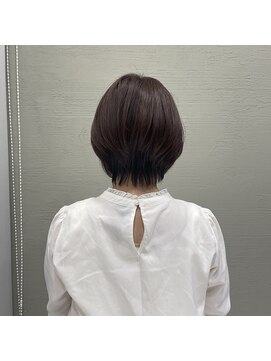 シエル 藤沢店(CIEL) ピンクブラウン×ショートボブ