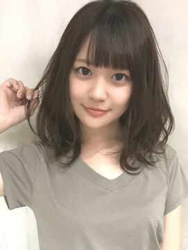 シルクレイ 吉祥寺店(Silk-lei) 大人かわいい前髪外ハネボブマロンベージュ20代30代吉祥寺