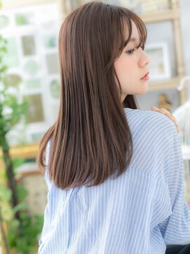 カバーヘア ブリス 大宮西口(COVER HAIR bliss) シースルーバングナチュラルエアストレートa大宮20代30代40代