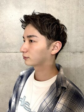 サンバレー(SUNVALLEY) アップバングマッシュハイライトメンズカット［表参道/カット］