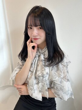 アンニュ(annuy) layer style × blue black