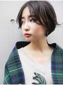 【morio札幌】札幌ショート　大人かわいい黒髪ショートボブ