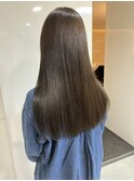 【潤艶ヘアカラー】髪質改善カラー×オリーブグレージュ