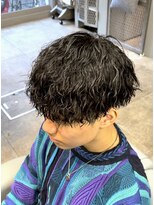 ノイセル 西本町(Noisyle)&nbsp;guest snap 前下がりマッシュ×ツイストスパイラルパーマ