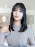 イメチェンレイヤーカット/20代30代大人かわいい/グレージュ