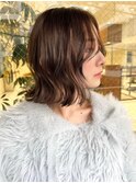 ハイライトバレイヤージュダブルカラーケアブリーチ30代40代