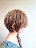 抜け感ショート/ショートボブ/ハイライト/ショート/レイヤー