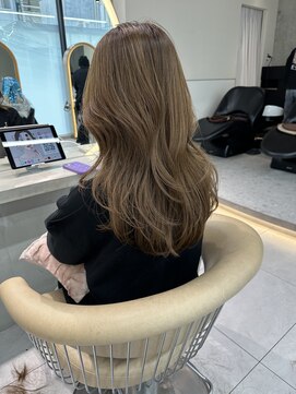 ロンドメリア 天神大名店(Lond Melia) ★イメチェンホワイトブロンド美髪ワイドバング外ハネボブ艶髪★