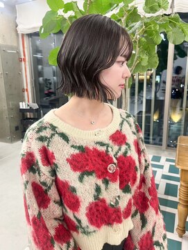 ノエ(noe) イメチェン/ホワイトブロンド/外ハネボブ/美髪/栄/矢場町h34