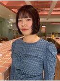 bob cut × 顔周りlayer cut