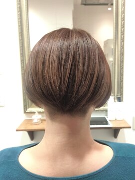 ヘアー グリーン(hair green) 30代40代50代/2ブロボブ/明るめ白髪染め/ツヤツヤストレート