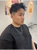 メンズ×ショートツイスト
