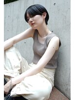 エスカーラ 町田(THE ESCALA) マッシュショート前髪長めハンサムショート黒髪ショー ト