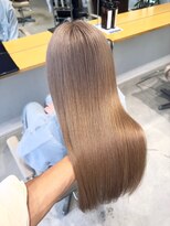 ブリーチ/ダブルカラー/ハイライト LOVEST by frace well 【12月1日OPEN(予定)】 ミルクティーベージュ