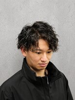 スター(STAR) 無造作パーマ×アップバング|色気メンズ
