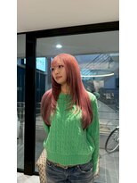 アース エレガンス 吉祥寺店(EARTH Elegance) ピンクチェリーに落とす毛先のエンドカラー