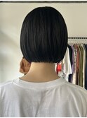 ダークパープル/ナチュラルショート/夏のヘアアレンジ/北池袋