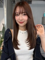 トリッカ シブヤ(TRICCA SHIBUYA)&nbsp;レイヤーカット/内巻きワンカール/顔まわりカット/小顔ヘア