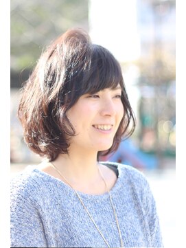 ディアローグ 瑞江店 透明感のあるミディアムボブ