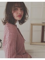 ヘア ラボ ニコ 藤沢店(hair Labo nico...) #ワイドバング#くびれミディ#モーブカラー#ネープレス