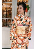 【MAULOA】成人式前撮り フィンガーウェーブ 和装
