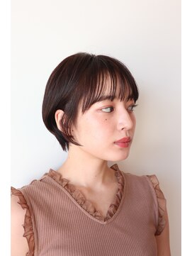トリコ ショップアンドヘアサロン(tricot shop hair salon) 大人かわいいひし形ショートボブ