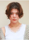 『ルーズウェーブ』ショートボブ