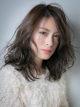 カバーヘア ブリス 大宮西口(COVER HAIR bliss) アースカラー小顔くせ毛風抜け感くびれミディt大宮30代40代50代