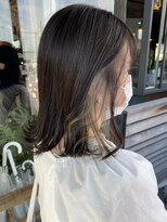 ヘアーデザイン ディードット(Hair design D.) インナーカラー/オリージュ/イヤリングカラー/ベージュ