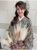 成人式や卒業式におすすめ！和装ヘアアレンジ06