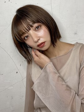 タヤ シァル鶴見店(TAYA) ぷつっとストレートボブ
