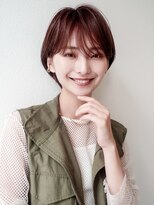 ガーランドツー(Garland 2F)&nbsp;大人可愛い20代30代40代50代前下がりショートボブ丸みショート