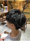 立体感ツイストスパイラルパーマ