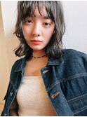 銀座 cheri 透明感グレージュカラー