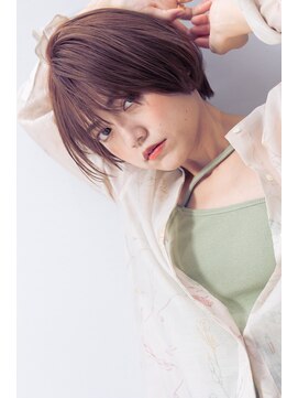 ブリング バイ スノードロップ 吉祥寺(BRING by Snowdrop) 切りっぱなしボブ/エアリーロング/美髪/ピンクブラウン/吉祥寺