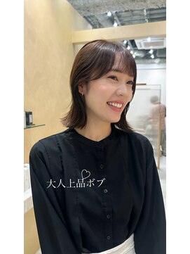 ジーナ サンシャイン通り池袋(Zina) 大人上品ボブ♪ Zina愛子