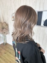 ルヴェール 北方店(LeVert)&nbsp;透明感ベージュカラー/髪質改善oggiottoトリートメント