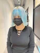 いろあそび 八王子 ホワイト×水色