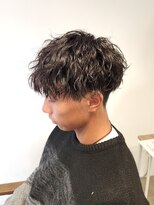 ニアウ 高崎店(Niau)&nbsp;メンズマッシュツイストスパイラルパーマ群馬高崎眉毛韓国