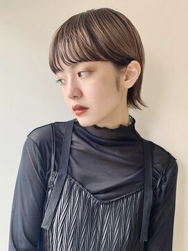 リグリー(regree) ショートウルフ/くびれショート/ハイライト/髪質改善