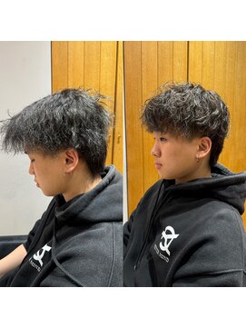 パーマ落としラボ ジェノバイアピッシュ(JENO by apish) メンズパーマ落とし