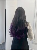 パープルアッシュグラデ