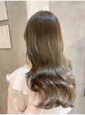 髪質改善＊ロングレイヤーグレーベージュ＊美髪【Zina船橋】