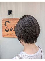 ソル 千葉(Sol) くすみベージュ×丸みショート